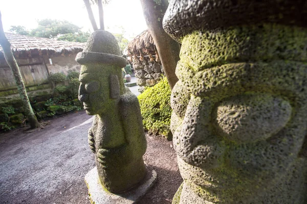 stone statue in the park