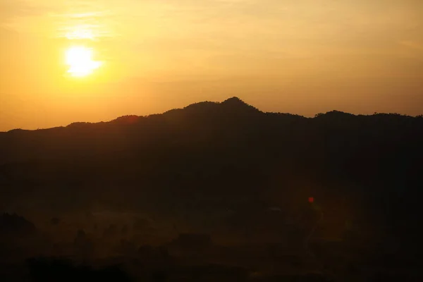 View Mountain Sunset — Stockfoto