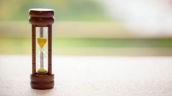 Hourglass Sand Time Management Concept — Stock Photo, Image