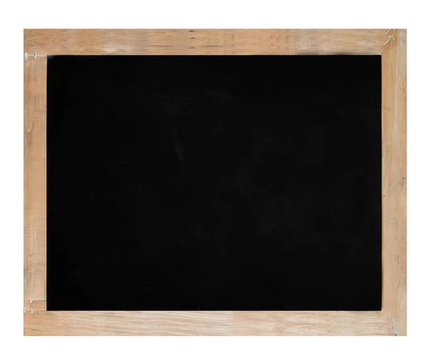 Κενή Υφή Μαυροπίνακα Κολλάει Στον Λευκό Τοίχο Διπλό Πλαίσιο Από — Φωτογραφία Αρχείου