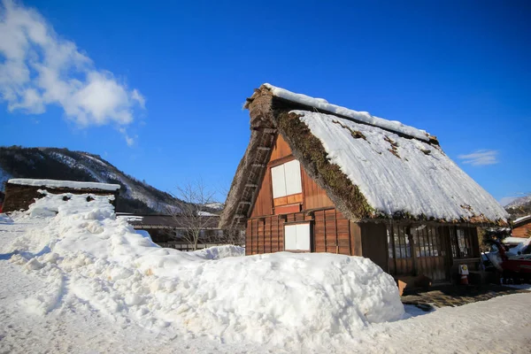 Vieille Maison Bois Dans Les Montagnes — Photo