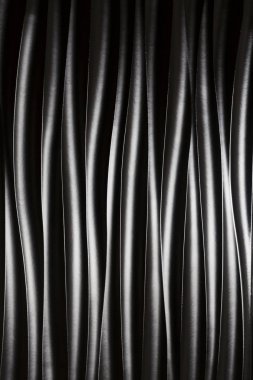 Siyah ve beyaz soyut dalga çizgileri arkaplanı