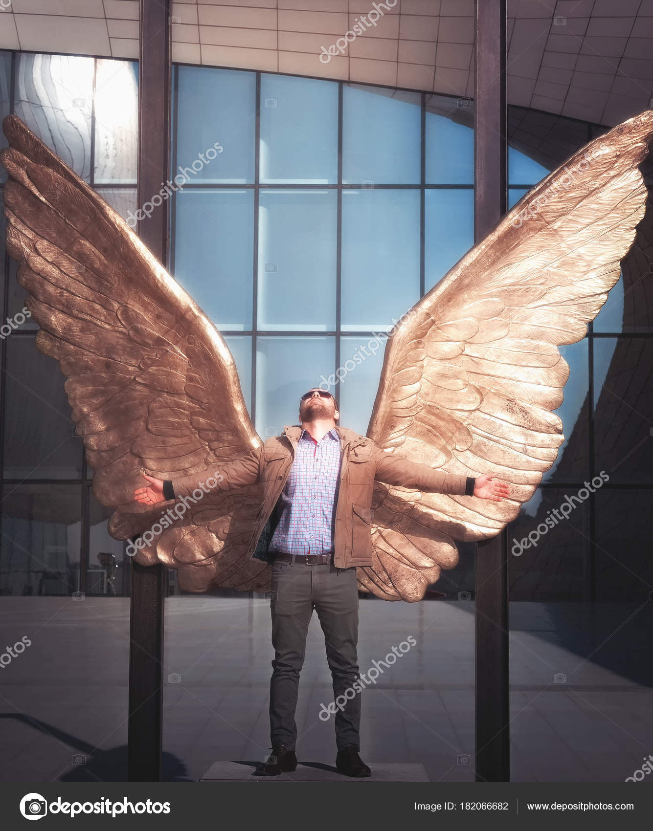Real Person With Wings
