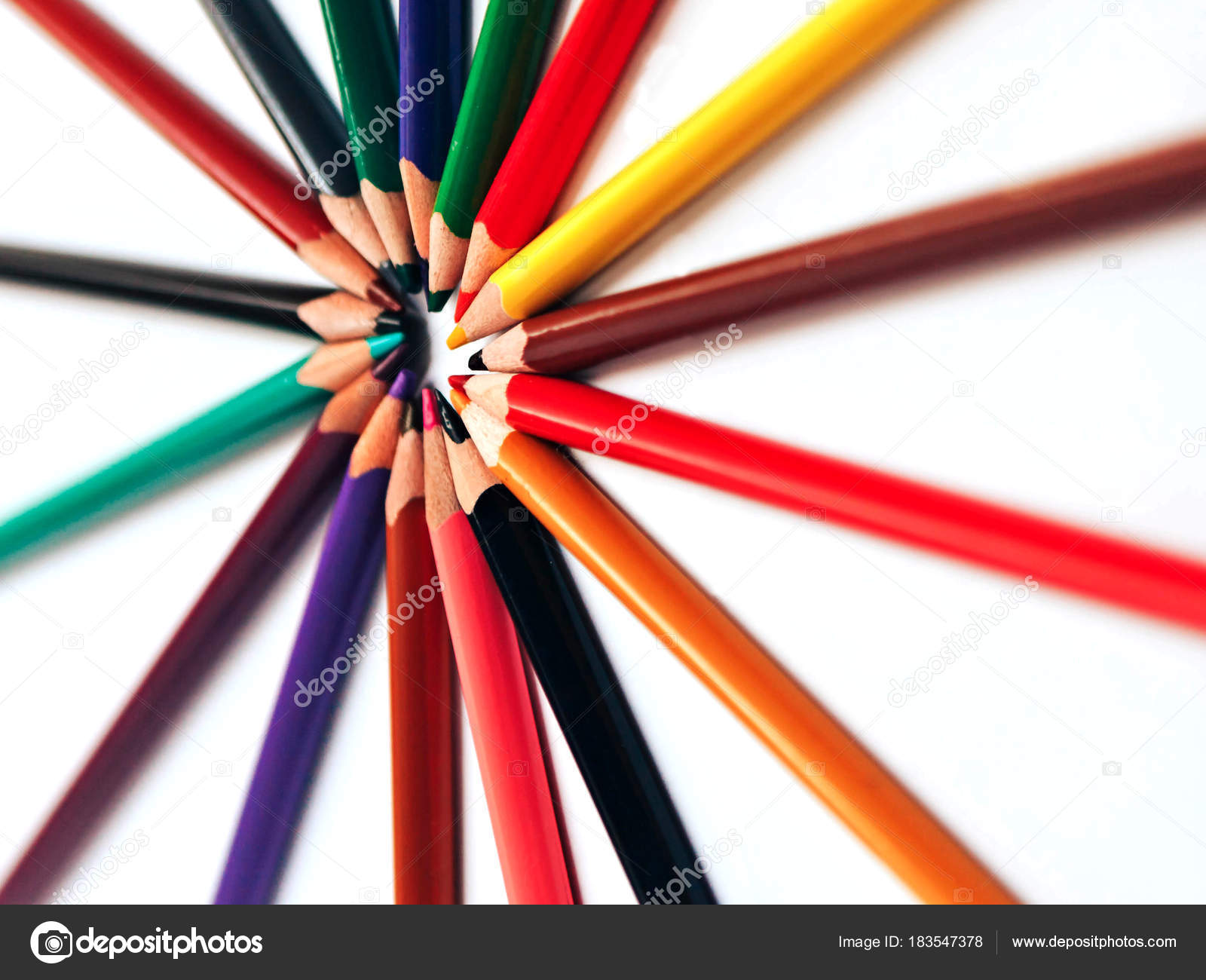 Разноцветные Карандаши Декора Фона — Стоковое фото © Rzakhanov #183547378