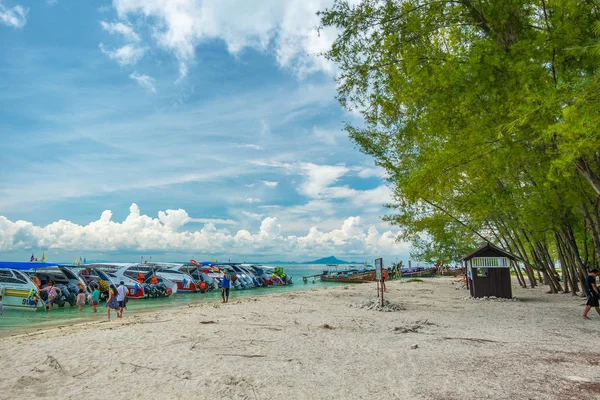 Kra Tailandia 2016 Mar Kra Tailandia Hay Muchas Playas Islas — Foto de Stock