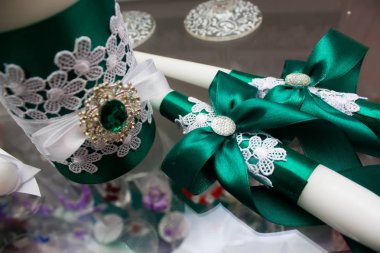 Zarif yemek masası.