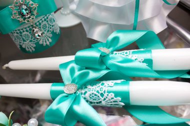 Zarif yemek masası.