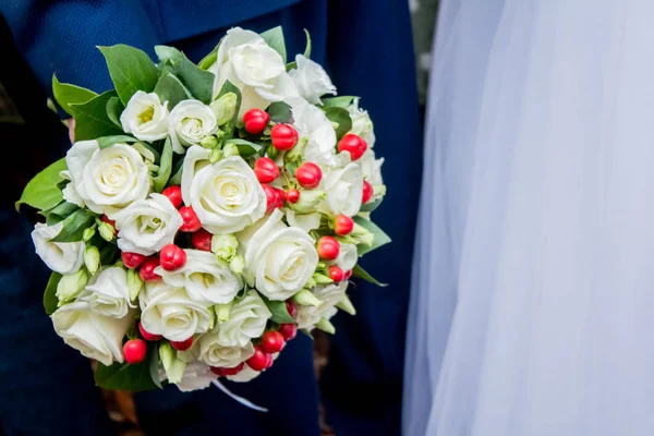 Ανθοδέσμη της νύφης, φυσικά, τριαντάφυλλο, στυλ, δέσμη, διακοπών, χρώμα, ημέρα Φωτογραφία Αρχείου
