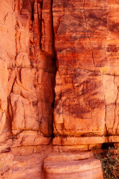 エジプトの驚くべき砂岩層の美しい広い角度ビュー — ストック写真