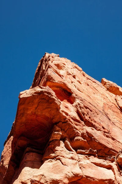 Hermosa Vista Gran Angular Increíbles Formaciones Arenisca Enegipto — Foto de Stock