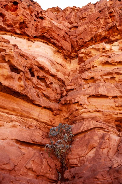 エジプトの驚くべき砂岩層の美しい広い角度ビュー — ストック写真