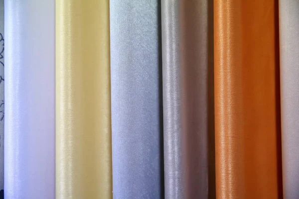 Tessuto Colorato Usato Progettare Tutti Tipi Vestiti Donne Uomini Può — Foto Stock