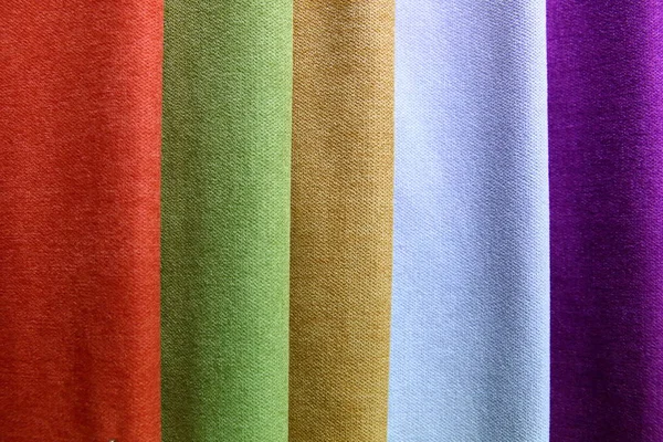 Tessuto Colorato Usato Progettare Tutti Tipi Vestiti Donne Uomini Può — Foto Stock