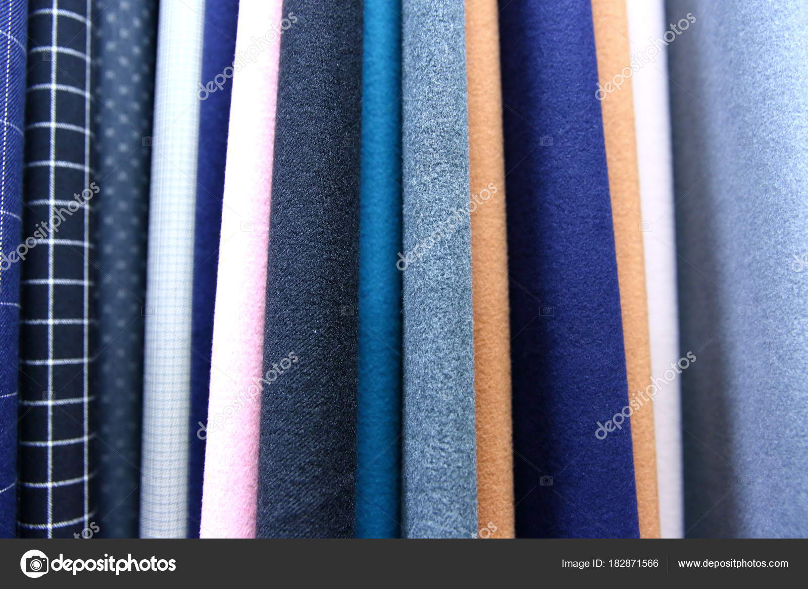 Colorful Fabric Used Design Out All Kinds Clothes Women Men Stock Photo by  ©info.fotodrobik.pl 182871566