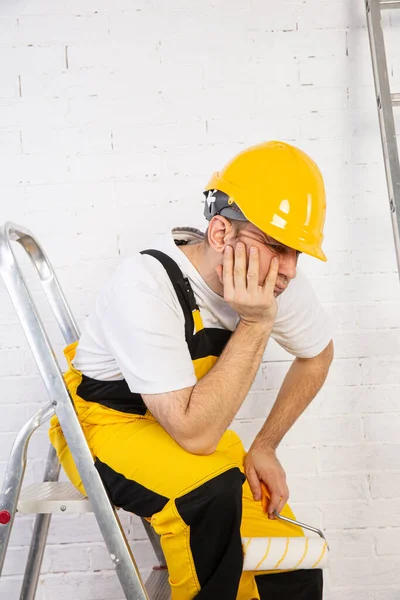 Ein Großes Problem Beim Malen — Stockfoto