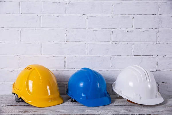 Capacete Proteção Necessário Para Qualquer Obra Construção — Fotografia de Stock