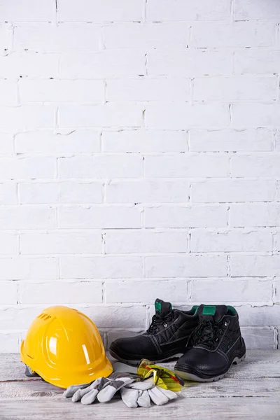 Protective Helmet Necessary Any Construction Work — 图库照片