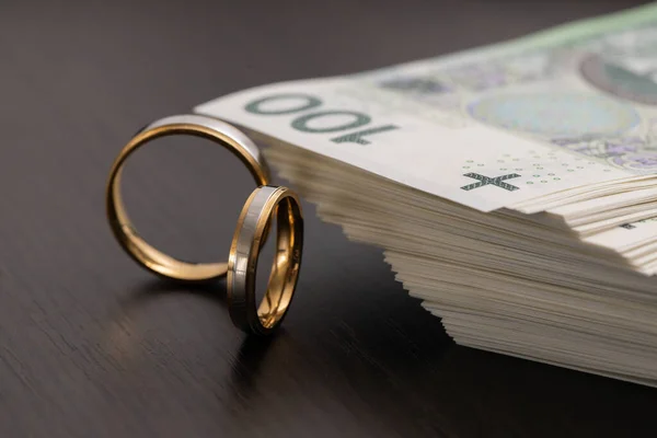 Durante Casamento Onde Anéis São Símbolo Vezes Também Necessário Concluir — Fotografia de Stock