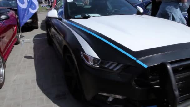 フォード マスタングのユニークな外観 — ストック動画