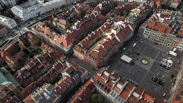 Old Town üzerinde havadan görünümü — Stok fotoğraf