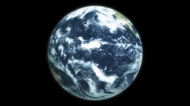 Aarde uit de ruimte — Stockvideo