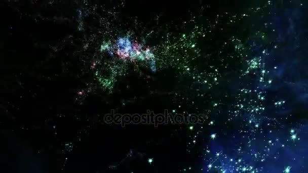 Espaço abstrato fundo — Vídeo de Stock