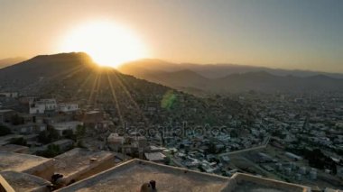 Kabil zaman atlamalı günbatımı