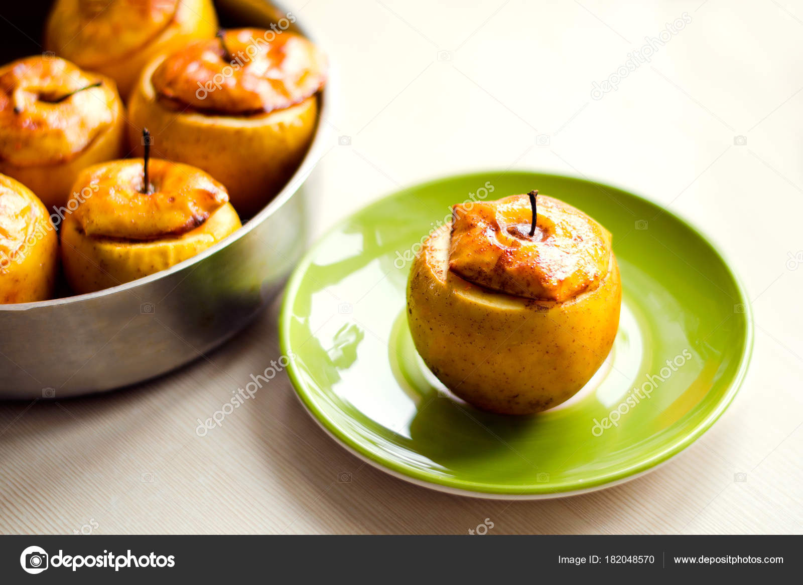 Manzana al horno con canela dieta