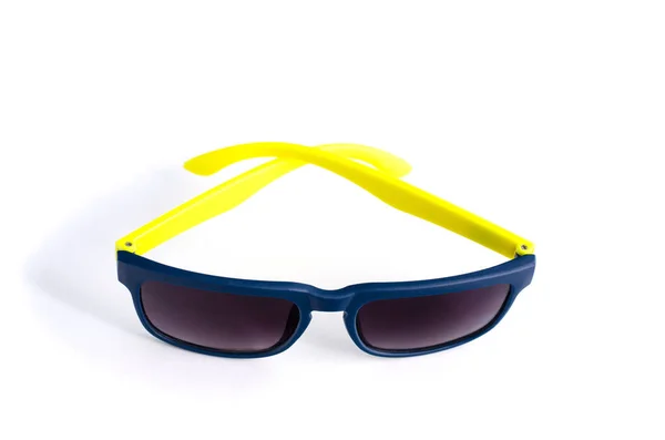 Lunettes Soleil Pour Enfants Isolées Sur Fond Blanc — Photo