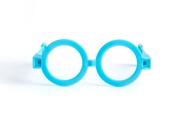 Lustige Babyspielzeug runde Gläser isoliert auf weißem Hintergrund — Stockfoto