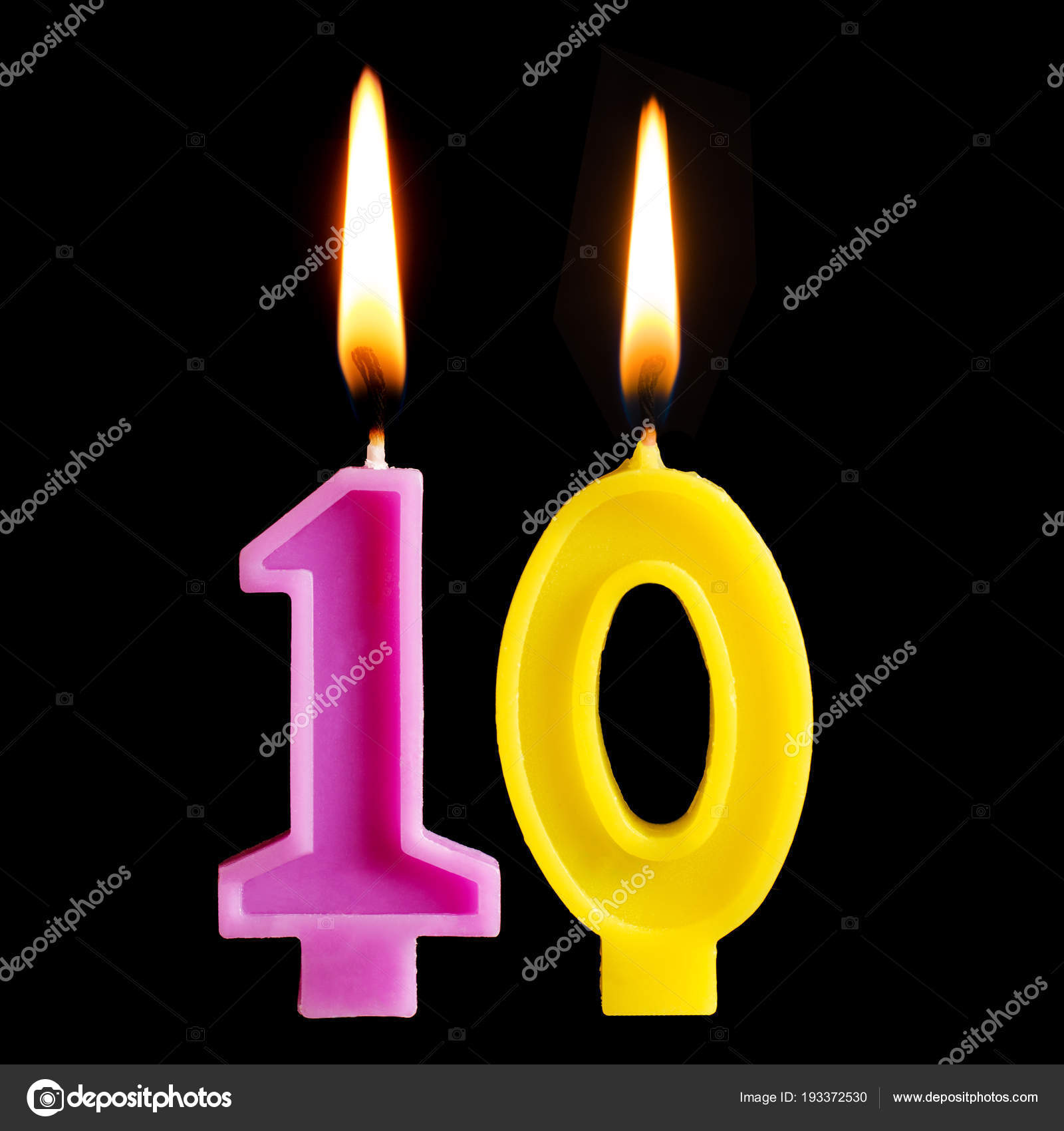 Velas de cumpleaños ardientes en forma de 18 dieciocho figuras o
