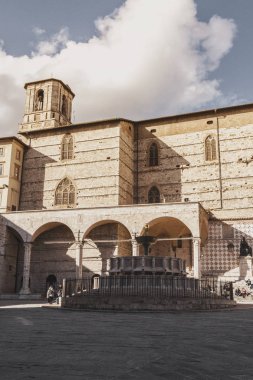 Kare, Perugia, İtalya'da şehrin Shot