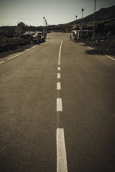 Endless Road Leads Away — Stock Photo, Image