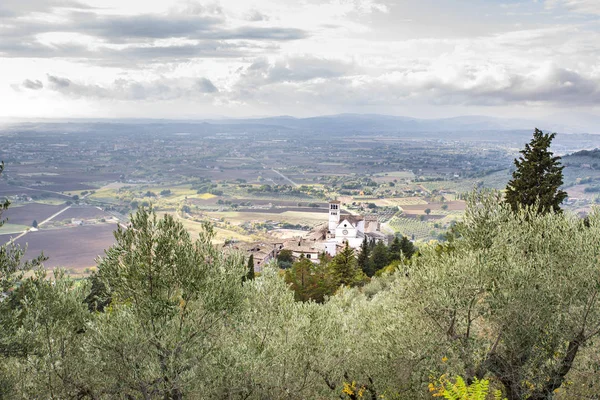 Basilika von Assisi — Stockfoto