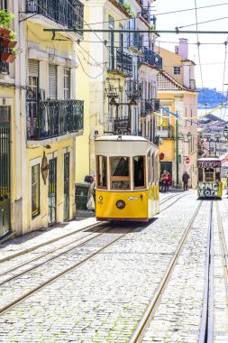 Lisbon, şehrin karakteristik elektrikli tramvay