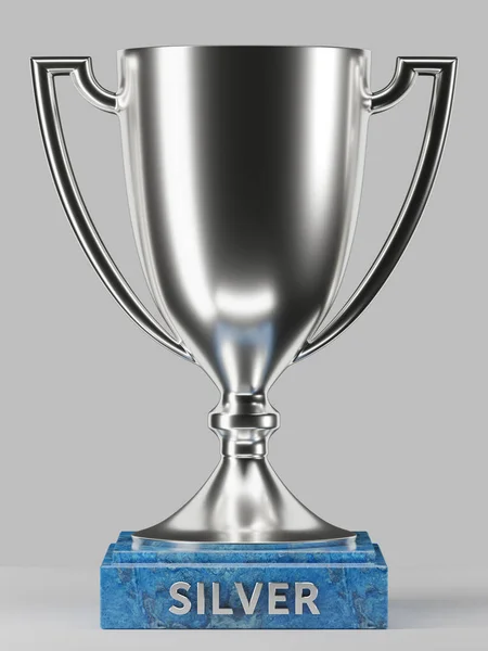 Gümüş bardak 3d resimde kırpma yoluyla