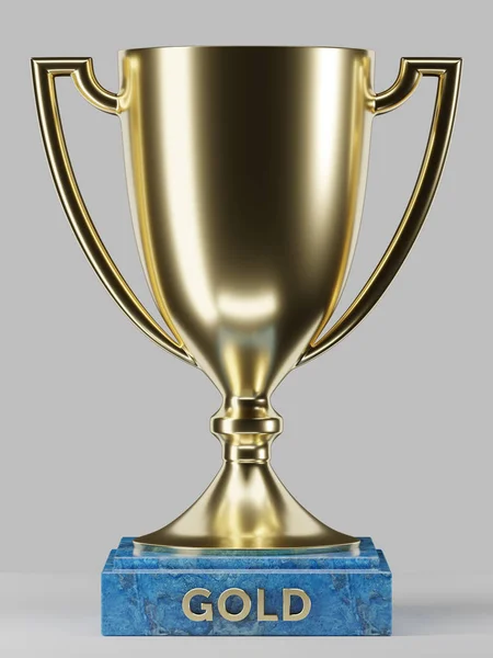 Gold Kupası 3d resimde kırpma yoluyla