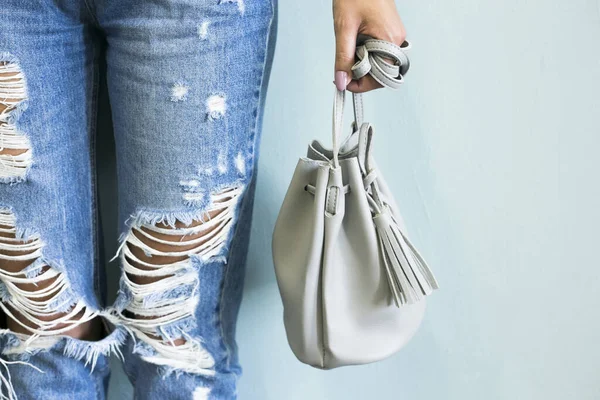 grey bag, bag in hands, small bags, bag for woman, bags for woman