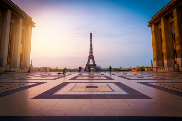 Πύργος Του Άιφελ Γαλλία — Φωτογραφία Αρχείου