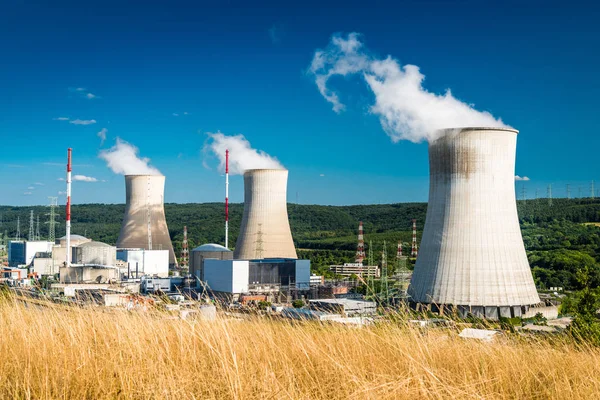 Tihange Nuclear Power Station Royalty Free Stock Photos