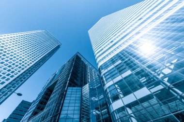 Londra Canary Wharf iş bölgesi