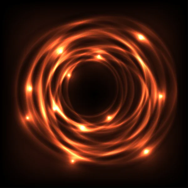 Abstract Light Circles — Stock Vector