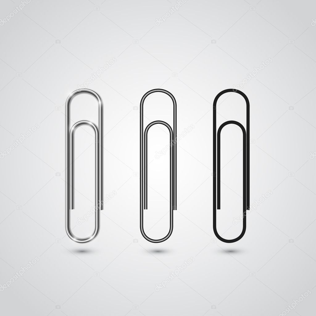 Set of Paperclips icon