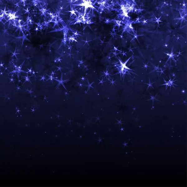 Yıldızlı mavi arkaplan — Stok Vektör