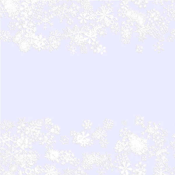 Νιφάδες χιονιού φόντο Χριστούγεννα — Διανυσματικό Αρχείο