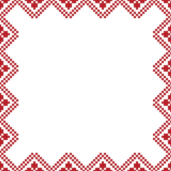 Navidad marco nórdico — Archivo Imágenes Vectoriales