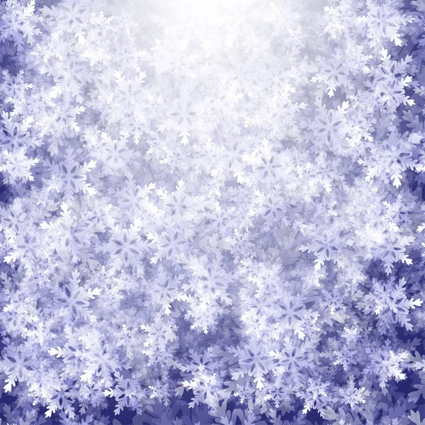 Blau Glücklich Weihnachten Hintergrund — Stockvektor