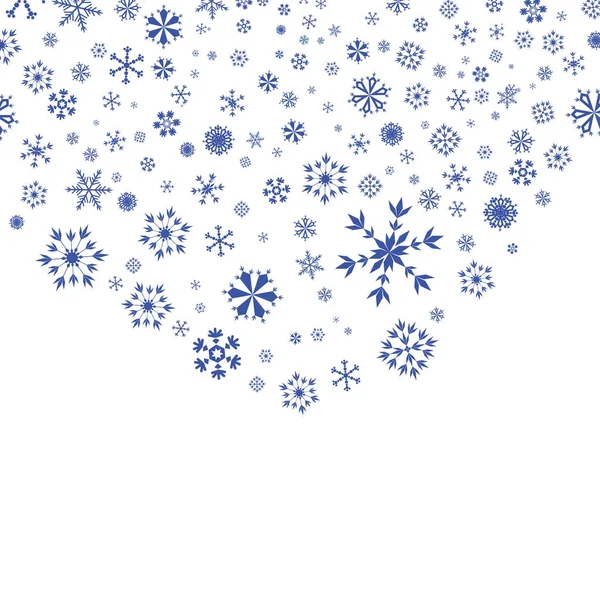 Fondo Azul Feliz Navidad — Vector de stock