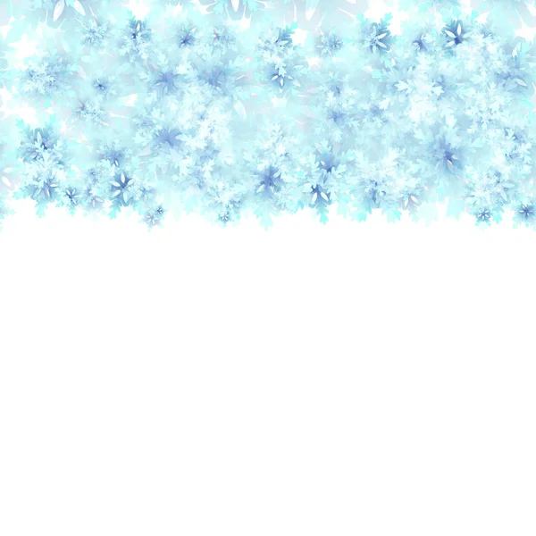 Blue Happy Christmas Background — Stock Vector