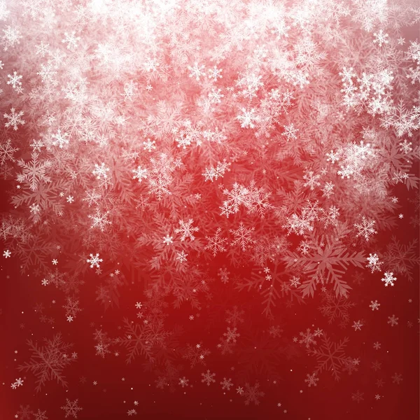 Fondo Rojo Feliz Navidad — Vector de stock